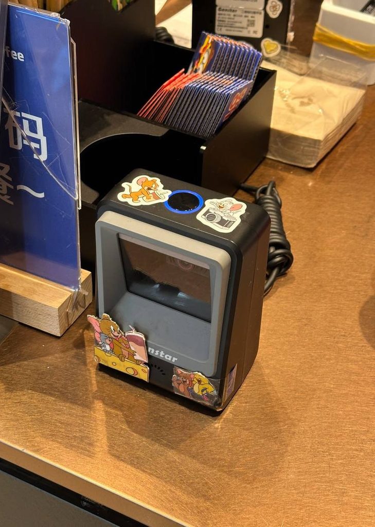 Сканер QR-кодов на кассе